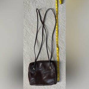 Vintage Bettina Handbag Italy Dark
Brown Leather